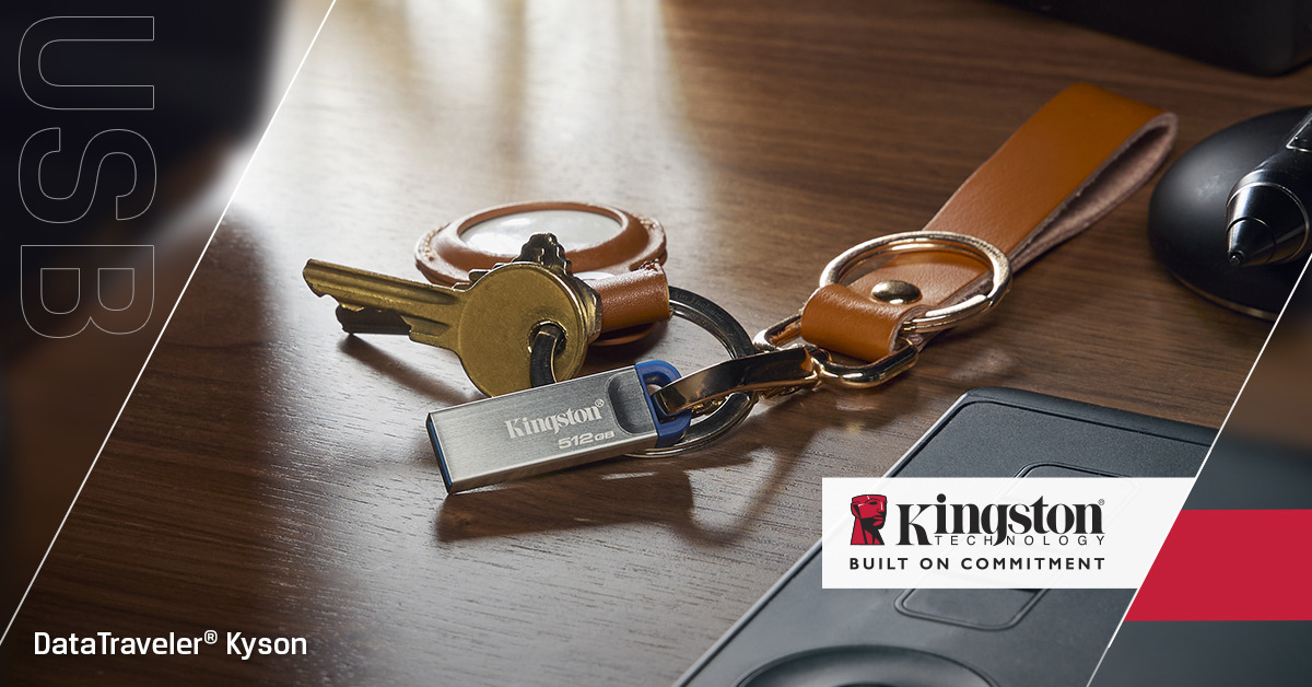 Kingston 512GB DataTraveler Kyson 220MB/s Metal USB 3.2 Gen 1