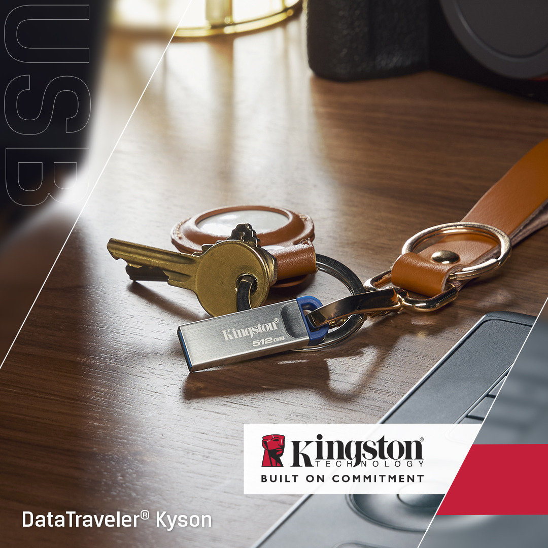 Kingston 512GB DataTraveler Kyson 220MB/s Metal USB 3.2 Gen 1