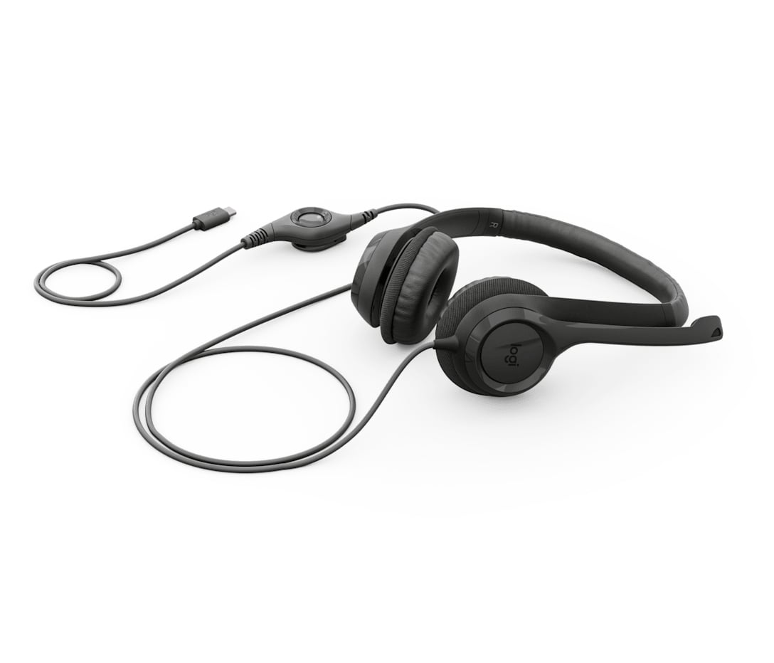 Logitech Audifono H390 USB-C Grafito