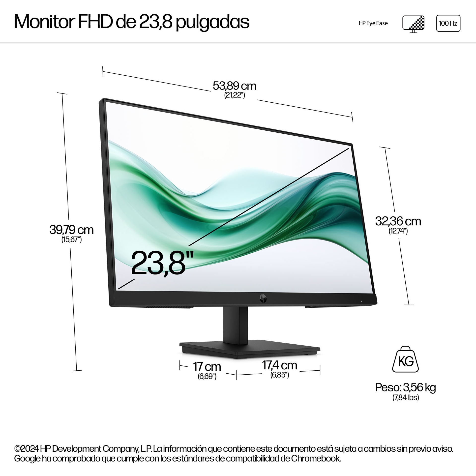 HP Monitor Series 3 Pro 23.8 inch FHD 324pv