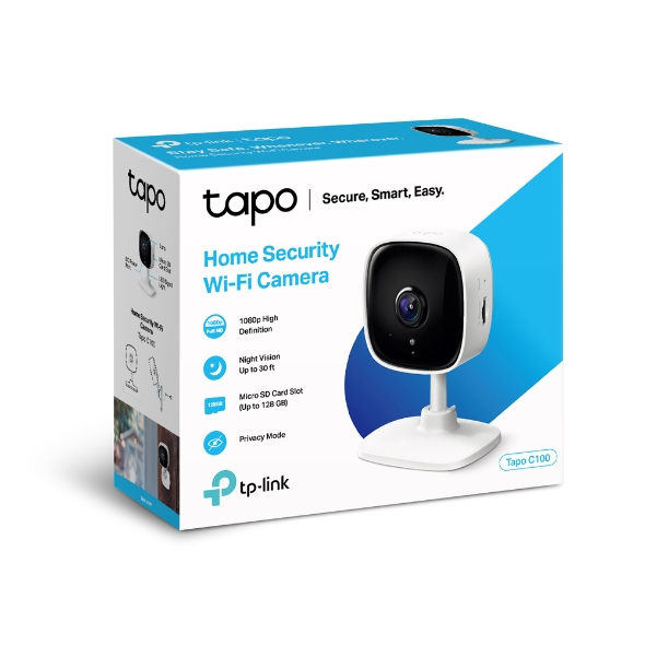 TP-LINK TAPO C100 Camara IP Fija WiFi FullHD Audio TwoWay