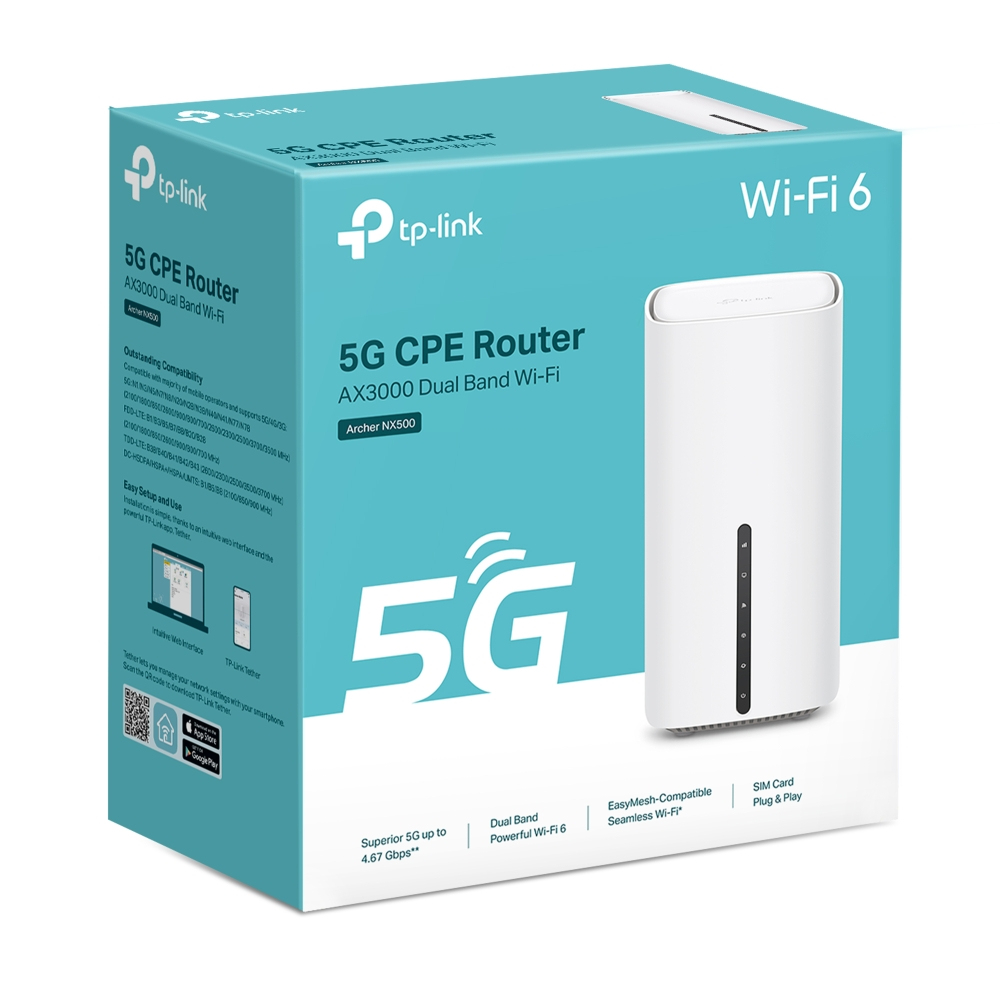 TP-Link Archer NX500 5G AX3000 Wi-Fi 6 Dual-Band 4.67 Gbp