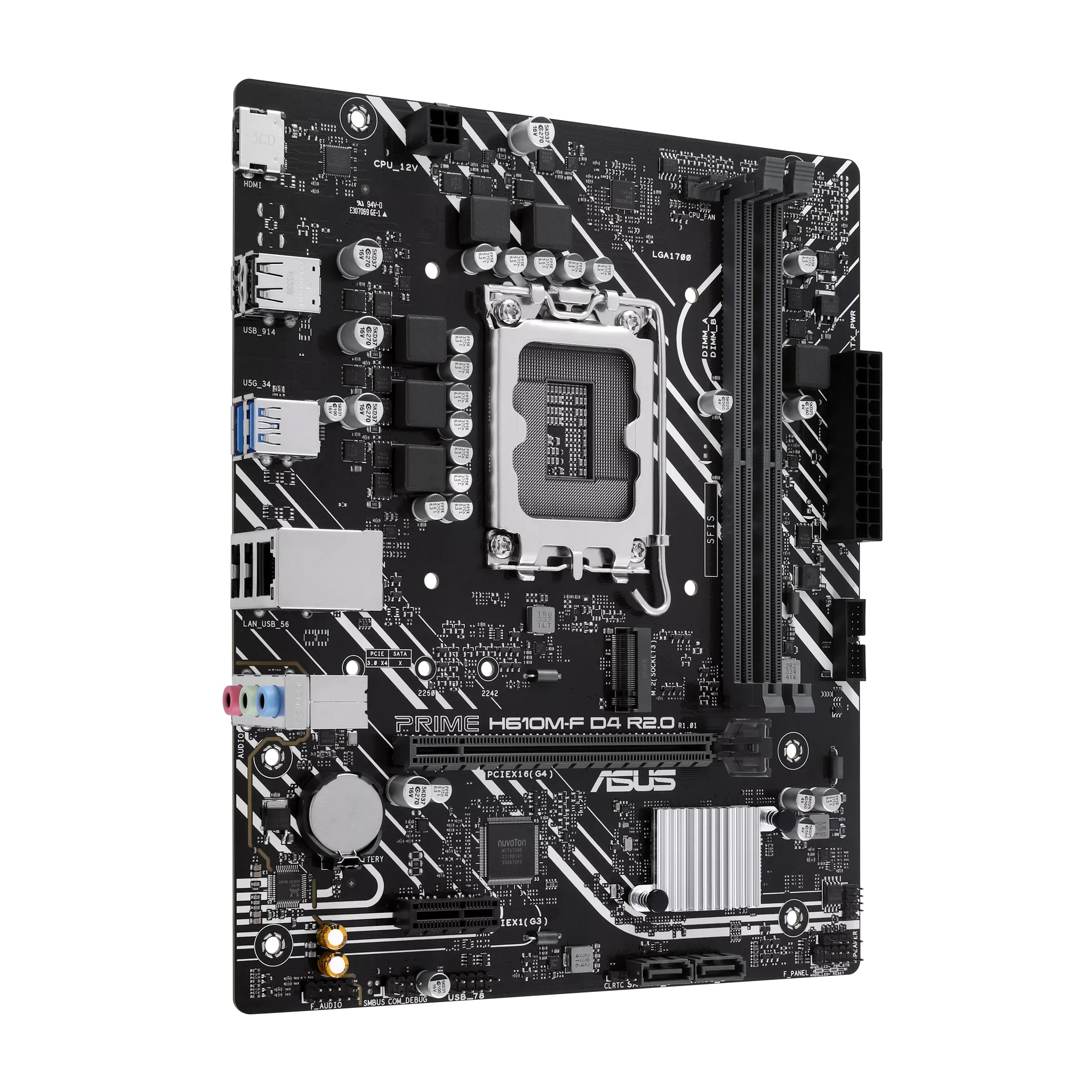 ASUS TARJETA MADRE PRIME H610M-F DDR4 R2.0