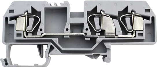 Bornera riel din 6mm² libre mantenimiento con resorte delantero BM6