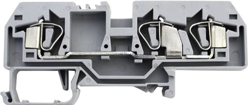 Bornera riel din 6mm² libre mantenimiento con resorte delantero BM6