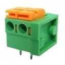 Bornera modular para PCB push in 90° alto 10.3mm - paso 5.08mm BR5