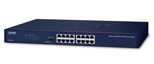 Switch Fast Ethernet 10/100BASE-TX de 16 Puertos (Descontinuado)