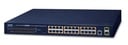 Switch Administrado de 24 Puertos 10/100/1000T 802.3at PoE + 2 Puertos 100/1000X SFP