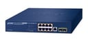 Switch Ethernet Administrado SFP 100/1000X de 8 Puertos 10/100/1000T 802.3bt PoE + 2 Puertos