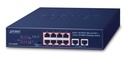 Switch de escritorio de 8 puertos 10/100TX 802.3at PoE + 2 puertos 10/100TX