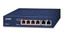 Switch de escritorio de 4 puertos 10/100TX 802.3af/at + 2 puertos 10/100TX