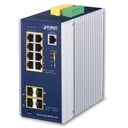 Switch Industrial L2+ 8 Puertos 10/100/1000T 802.3at PoE + 2 Puertos 100/1G SFP + 2 Puertos 100/1G/2.5G SFP Switch Ethernet Administrado con Amplificador de 12 V (-40~75 Grados C)