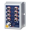 Switch Industrial PoE+ de 8 Puertos 10/100TX M12 802.3at (-40~75 Grados C)