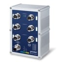 Switch Ethernet Administrado Industrial M12 de 6 Puertos 10/100/1000T Con Clasificación IP67 (-40~75 Grados C, M12 Con Codificación X)
