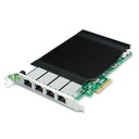 Adaptador de Servidor PCI Express PoE+ 802.3at 10/100/1000T de 4 Puertos