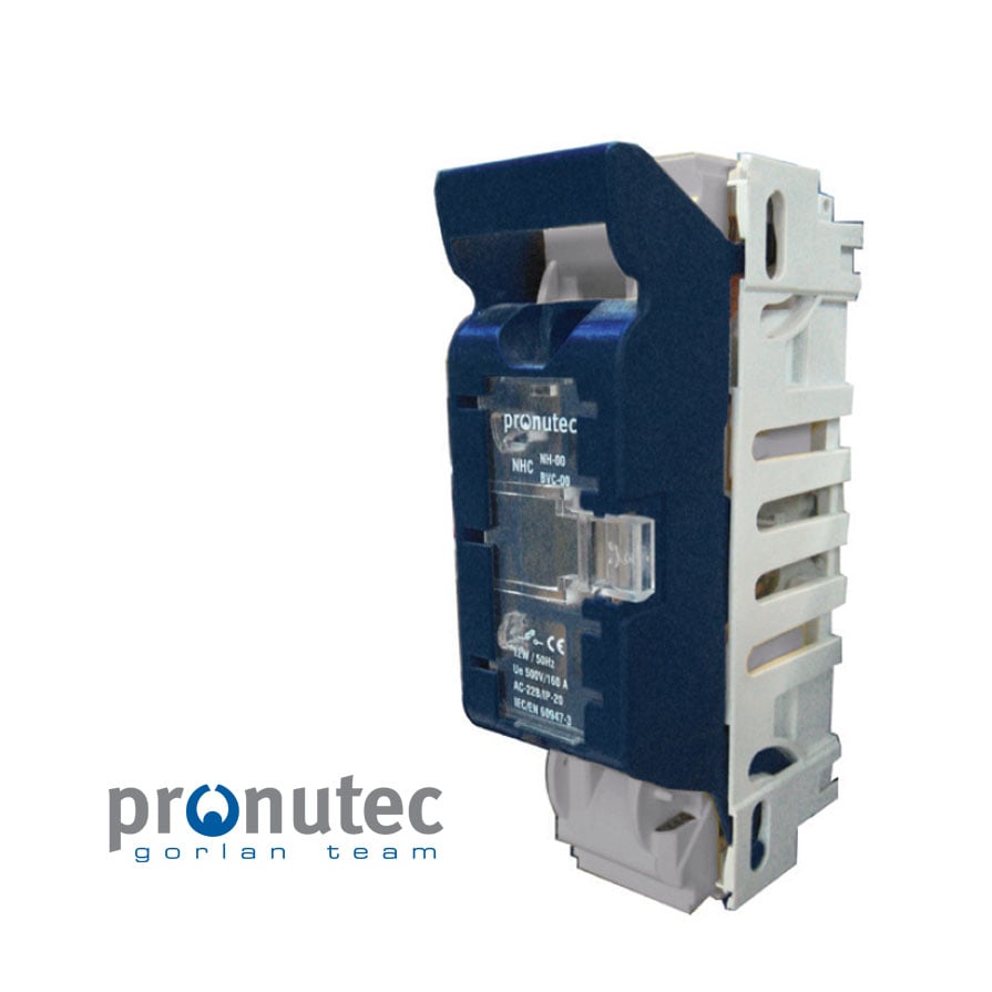 Base desconectable en carga, 1 polo, para fusibles NH00 (seccionador fusible)