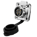 Conector Serie LP-16 Hembra 4 Pines Socket Soldar CNLINKO