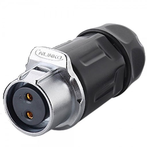Conector Serie LP-20 Hembra 2 Pines Conector Soldar CNLINKO