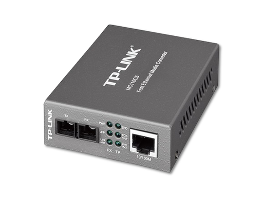 Convertidor de Medios TP-Link MC110CS Fast Ethernet SC Monomodo 20 km WDM