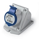 ENCHUFE HEMBRA S/PUESTA 2P+T IP44 16A 6h 200-250V AC 50Hz
