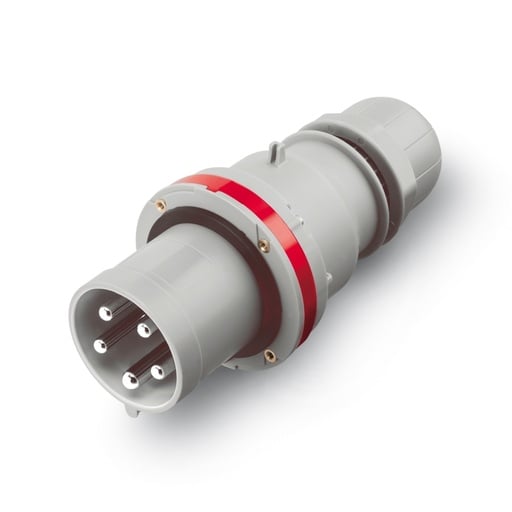 ENCHUFE MACHO VOLANTE 3P+N+T IP44 63A 6h 346-415V 