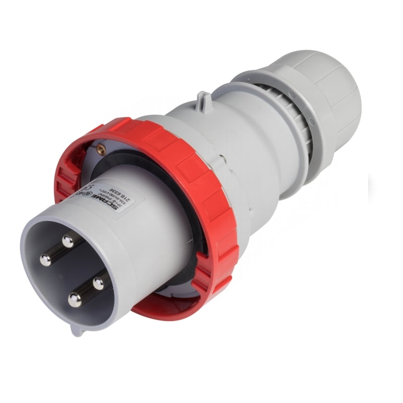 ENCHUFE MACHO VOLANTE 3P+T IP66/IP67 125A 6h 380-415V