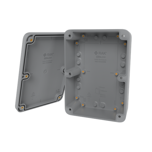 Gabinete gris Unify IP67 180x130x60mm