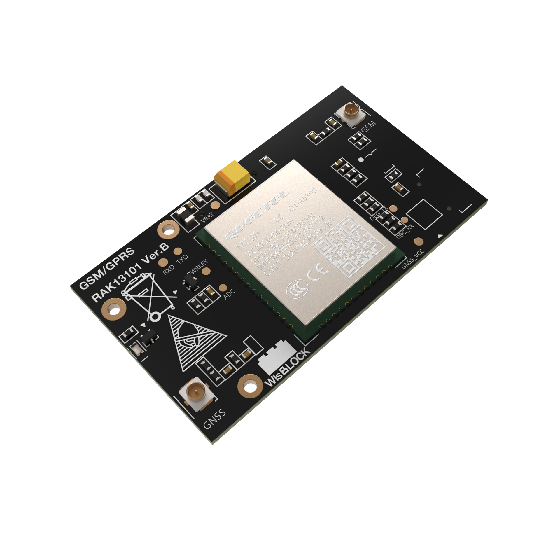 Módulo wisblock GSM Quectel MC20CE RAK13101
