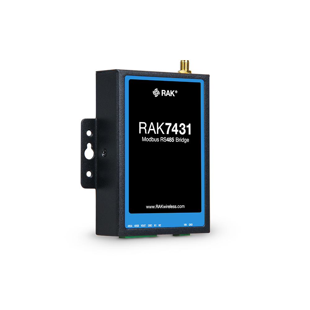 Puente RS485/Modbus a LoRaWAN RAK7431 WisNode