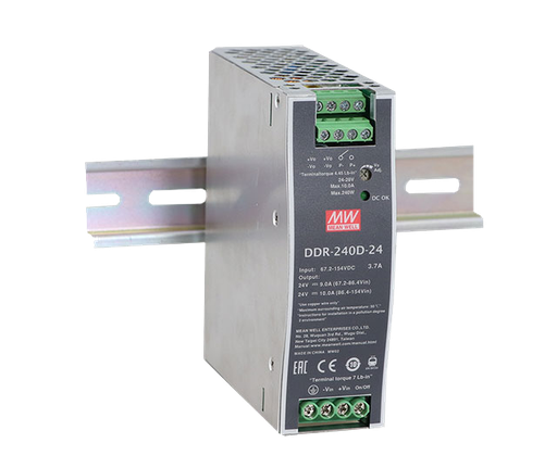 Conversor DC-DC riel DIN 240W DDR-240