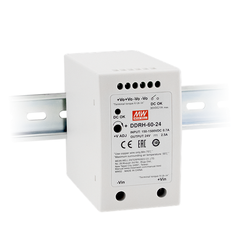 Conversor DC-DC entrada 150 a 1500VDC 60W DDRH-60