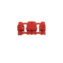 Unión para cables 0,2 a 0,5mm², rojo