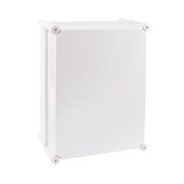 Caja Estanca Industrial 280x190x130 IP65 Gris con Placa