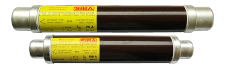 Fusible Media Tensión marca SIBA, 6/12 kV, e=442 mm, Back-up