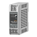 Fuente de poder, Riel Din , Salida 24 VCC, 60 W, 2.5 Amp, Entrada 100-240 VCA 50/60 Hz