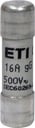 Fusible 10x38 mm; curva gG; 500V marca ETI ,v2