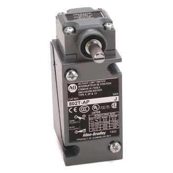 Limit Switch, NEMA 4/13, Plug-In, Lever Type, Spring Return