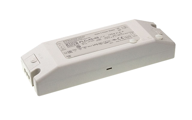 Driver LED plástico voltaje PFC 45W PLC-45