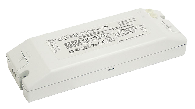Driver LED plástico PFC 100W PLC-100