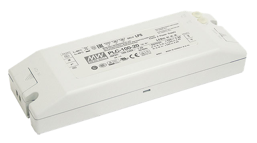 Driver LED plástico PFC 100W PLC-100