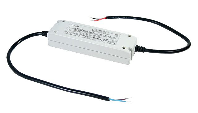 Driver LED plástico voltaje PFC 30W PLN-30
