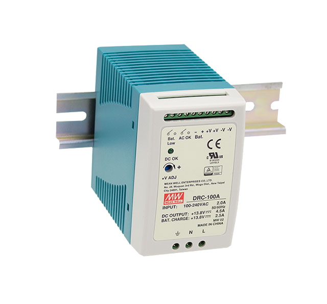 Fuente de poder riel DIN con UPS 100W DRC-100