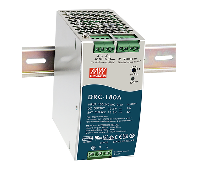Fuente de poder riel DIN con UPS 180W DRC-180