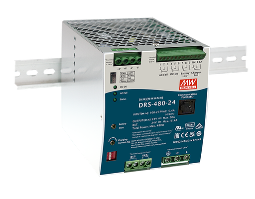 Fuente de poder riel DIN con UPS 480W DRS-480