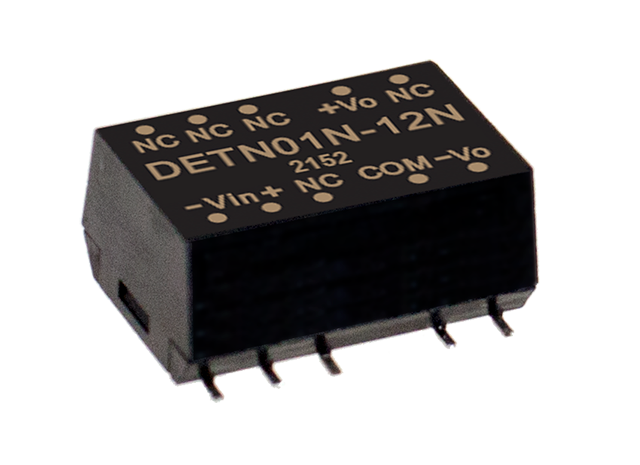 Conversor DC-DC SMD no regulado 1W DETN01-N