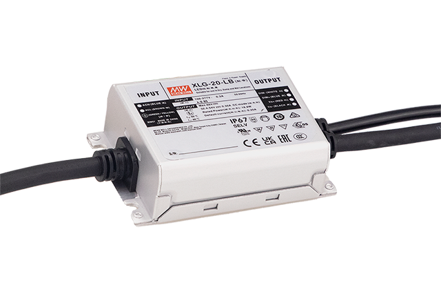 Driver LED metal de corriente PFC 20W XLG-20