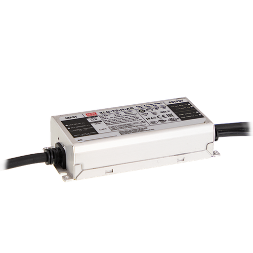 Driver LED metal de voltaje PFC 75W XLG-75