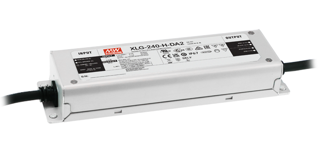 Driver LED metal de potencia DALI-2 PFC 240W XLG-240-DA2