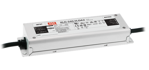 Driver LED metal de potencia DALI-2 PFC 240W XLG-240-DA2