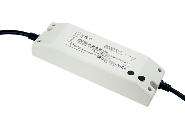Driver LED plástico voltaje PFC 80W HLN-80H